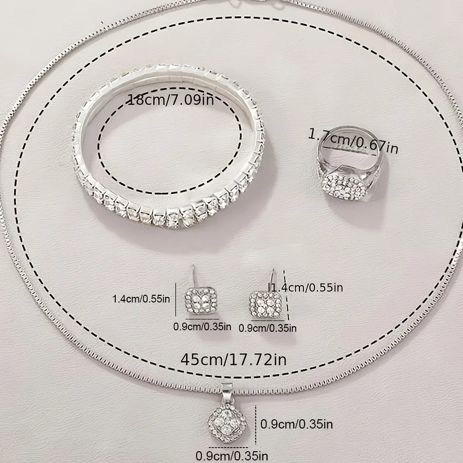 Ensemble Montre Quartz Luxe et Bijoux - GA