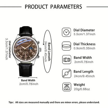 Ensemble de deux Montres Geneva Homme – Luxe et Élégance - BF