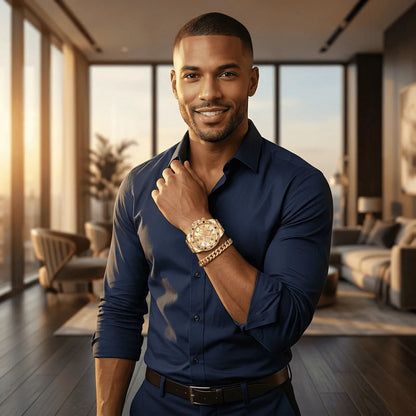 Royauté à Deux – Montre & Bijoux Prestige - CI