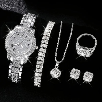 Ensemble Montre Quartz Luxe et Bijoux - GA