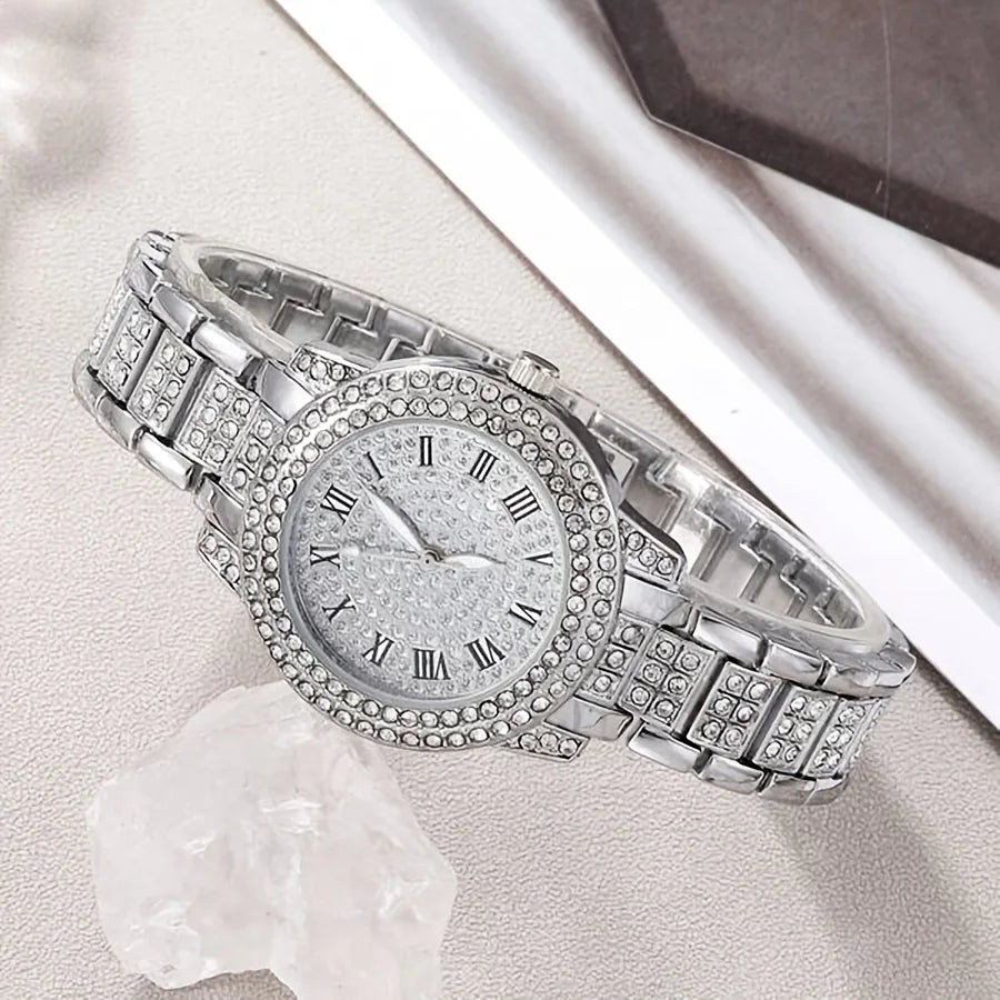 Ensemble Montre Quartz Luxe et Bijoux - GA