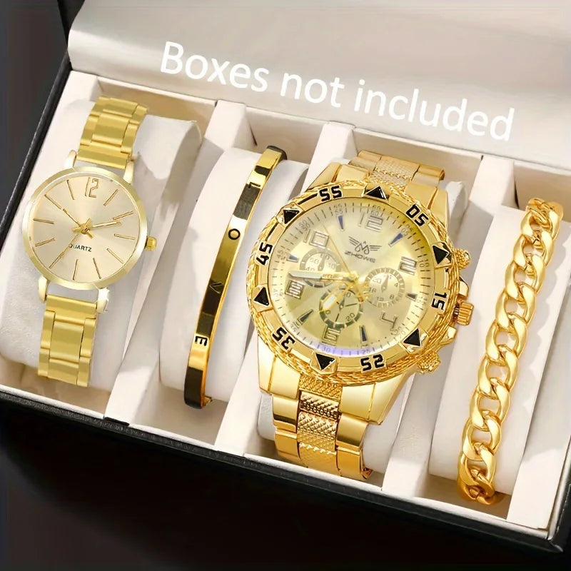 Royauté à Deux – Montre & Bijoux Prestige - CI
