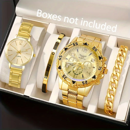 Royauté à Deux – Montre & Bijoux Prestige - CI