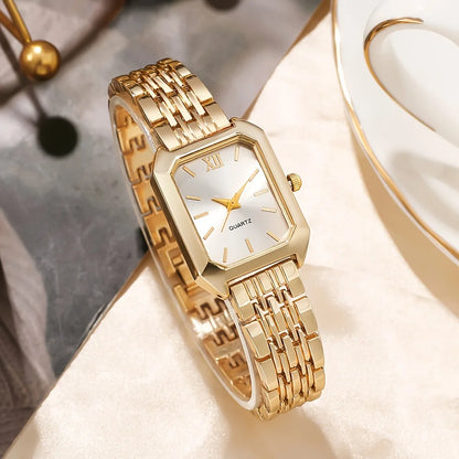 Ensemble Serena™ Élégance Dorée – Montre & Bijoux pour Femme - CI