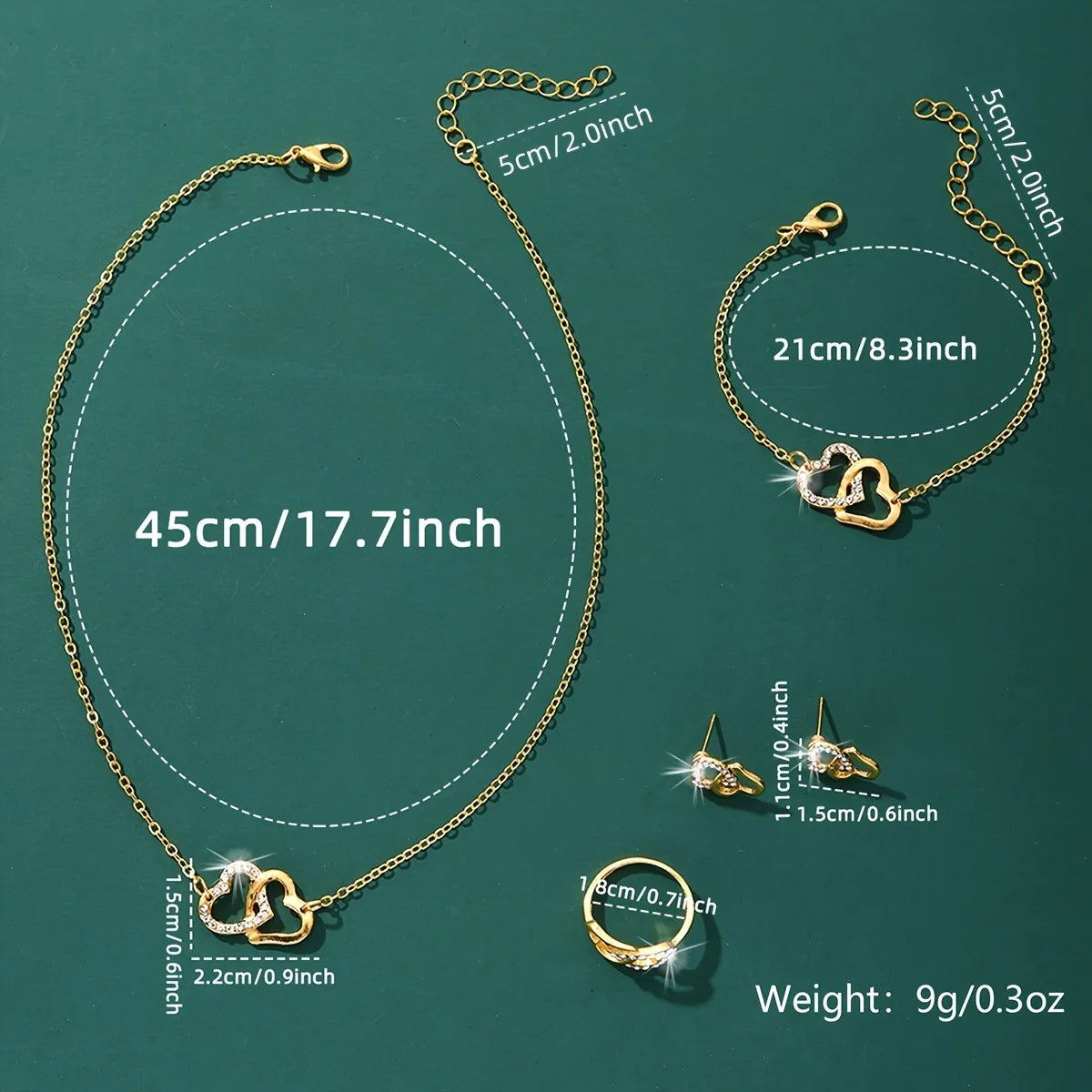 Ensemble Serena™ Élégance Dorée – Montre & Bijoux pour Femme - CI