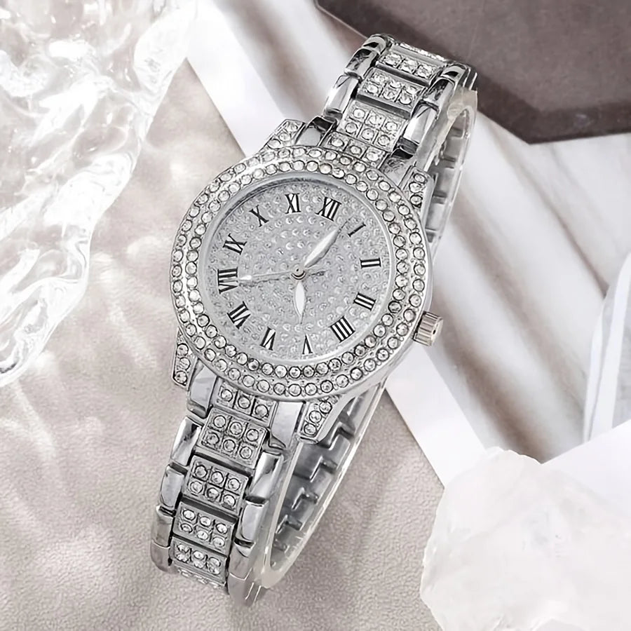 Ensemble Montre Quartz Luxe et Bijoux - GA