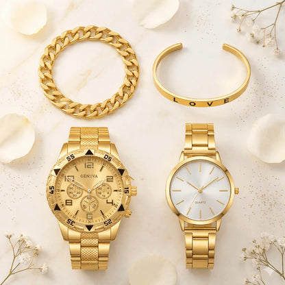 Royauté à Deux – Montre & Bijoux Prestige - CI