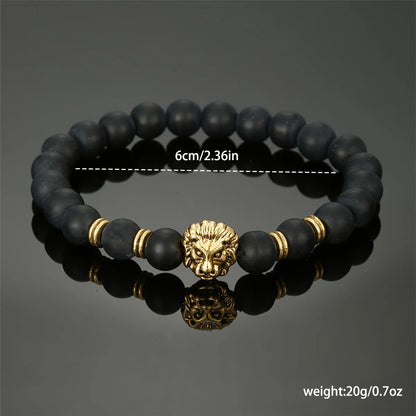LEONIS 🦁 Set Homme 3 Pièces · Montre + Bracelet + Chaîne Lion - CI